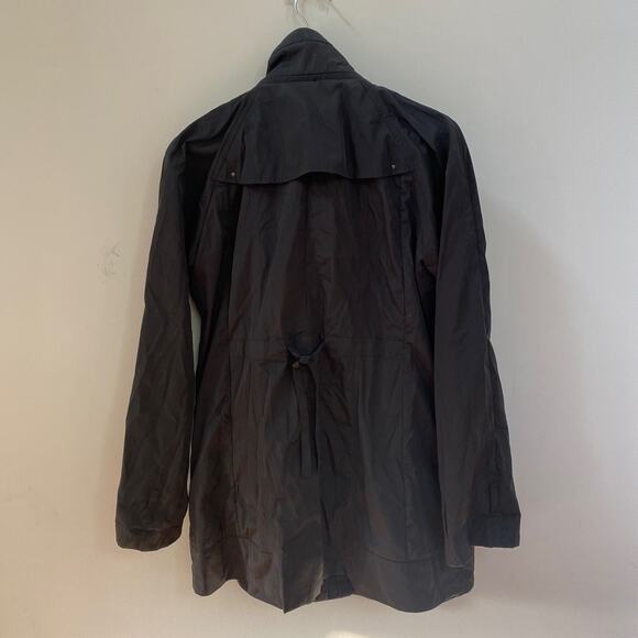 Womens Orvis Black Rain Jacket Coat Size Medium - Picture 5 of 5